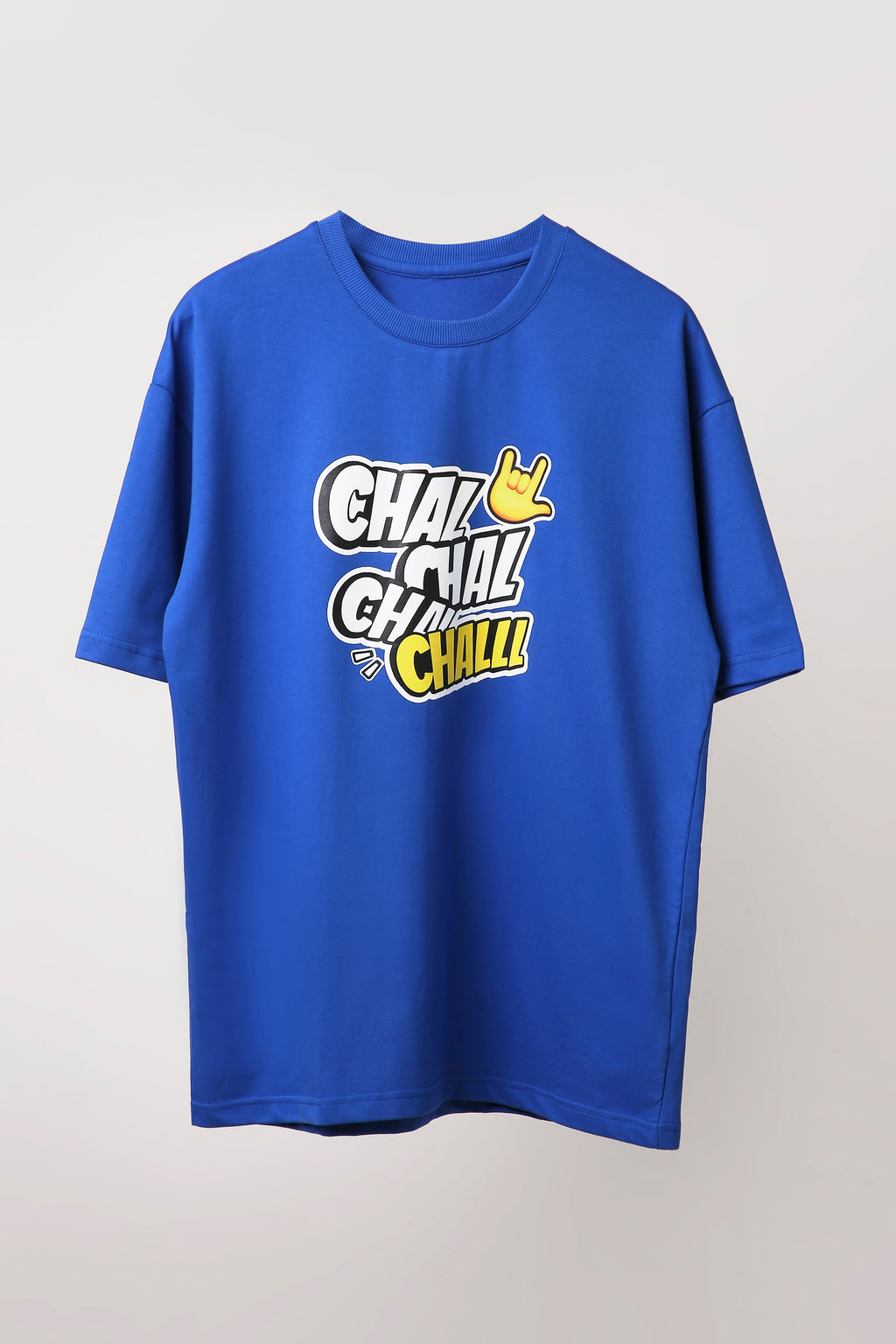 CHAL CHAL CHALLL BLUE T SHIRT