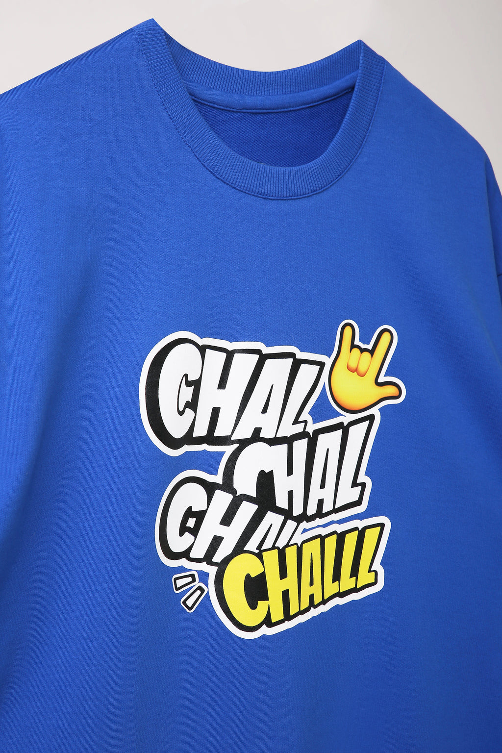 CHAL CHAL CHALLL BLUE T SHIRT